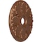 Ekena Millwork Milan Ceiling Medallion (Fits Canopies up to 4 5/8"), 24 1/2"OD x 3 1/2"ID x 1"P, Polished Copper CM24MIPOS - alternate 5